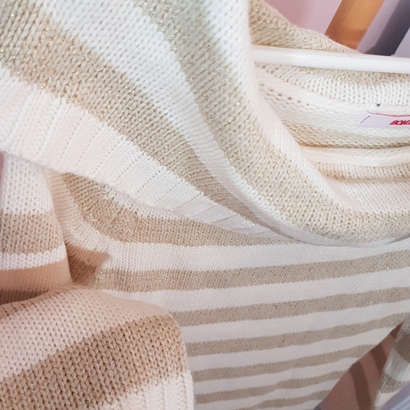 BNWT Bongo sweater, cream & beige & gold - Picture 4 of 6
